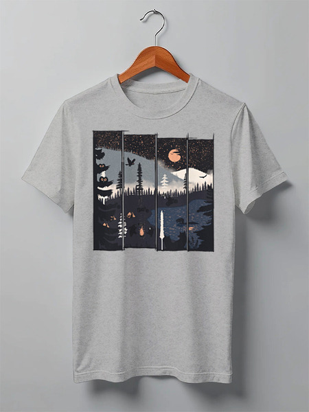 Заказать мужскую футболку в Москве. Футболка классическая Noisy Neighbors от oneredfoxstore@gmail.com - готовые дизайны и нанесение принтов.