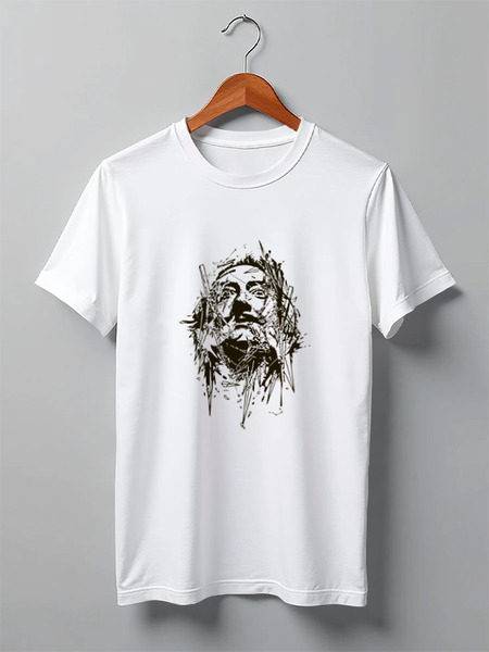 Заказать мужскую футболку в Москве. Футболка классическая Salvador Dali от Антон Величко - готовые дизайны и нанесение принтов.
