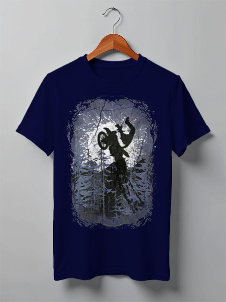 Заказать мужскую футболку в Москве. Футболка классическая Rider от oneredfoxstore@gmail.com - готовые дизайны и нанесение принтов.