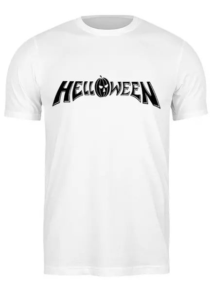 Заказать мужскую футболку в Москве. Футболка классическая Helloween от Fedor - готовые дизайны и нанесение принтов.