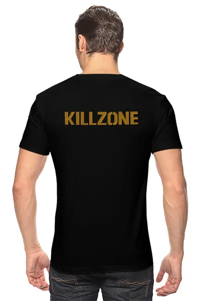 Заказать мужскую футболку в Москве. Футболка классическая KILLZONE от robus - готовые дизайны и нанесение принтов.