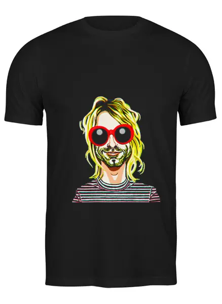 Заказать мужскую футболку в Москве. Футболка классическая Nirvana  от Leichenwagen - готовые дизайны и нанесение принтов.