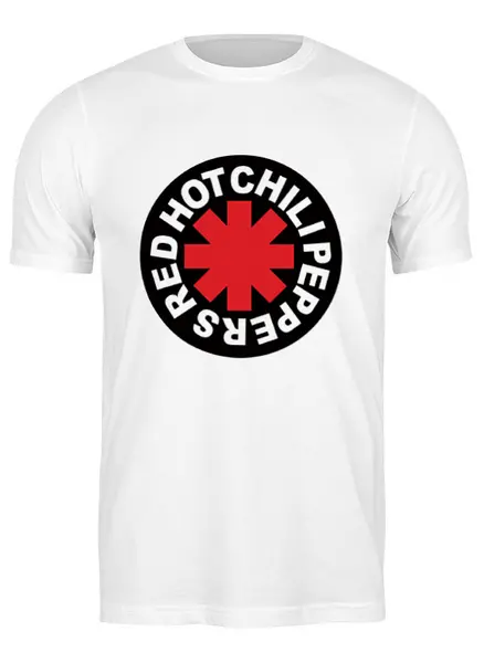 Заказать мужскую футболку в Москве. Футболка классическая Для фаната Red Hot Chili Peppers от rhcp - готовые дизайны и нанесение принтов.