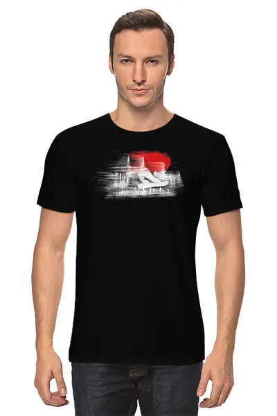 Заказать мужскую футболку в Москве. Футболка классическая Snow Wind от oneredfoxstore@gmail.com - готовые дизайны и нанесение принтов.