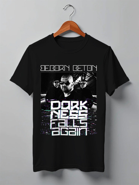 Заказать мужскую футболку в Москве. Футболка классическая Beborn Beton – Darkness Falls Again от OEX design - готовые дизайны и нанесение принтов.