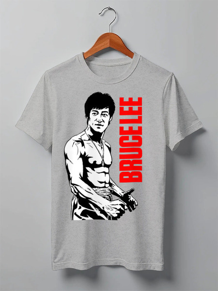 Заказать мужскую футболку в Москве. Футболка классическая Bruce Lee от Leichenwagen - готовые дизайны и нанесение принтов.