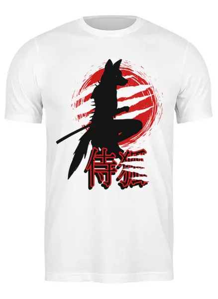 Заказать мужскую футболку в Москве. Футболка классическая Killa Fox от oneredfoxstore@gmail.com - готовые дизайны и нанесение принтов.