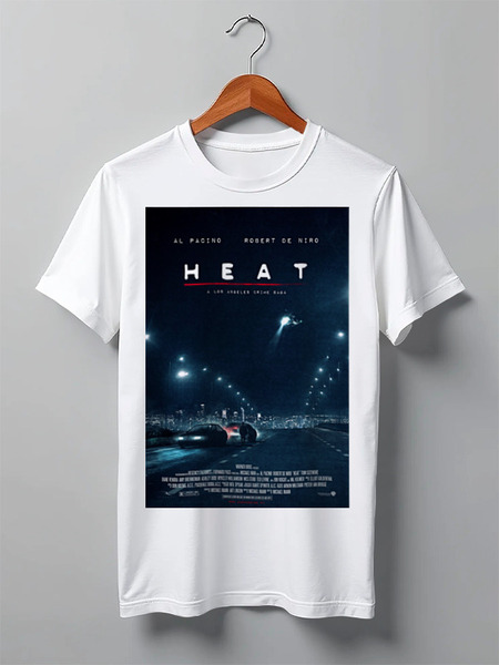 Заказать мужскую футболку в Москве. Футболка классическая Схватка / Heat от kino.printio.ru - готовые дизайны и нанесение принтов.