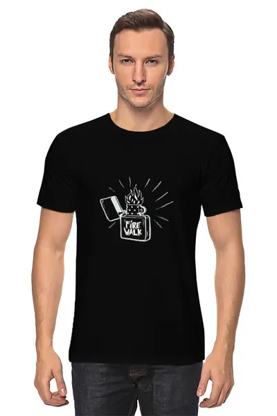 Заказать мужскую футболку в Москве. Футболка классическая FireWalk - Life Is Strange от Nos  - готовые дизайны и нанесение принтов.