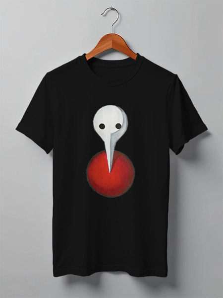 Заказать мужскую футболку в Москве. Футболка классическая Neon Genesis Evangelion Angel Mask от palliative - готовые дизайны и нанесение принтов.