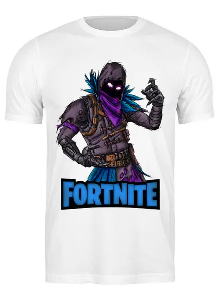Заказать мужскую футболку в Москве. Футболка классическая FORTNITE от balden - готовые дизайны и нанесение принтов.