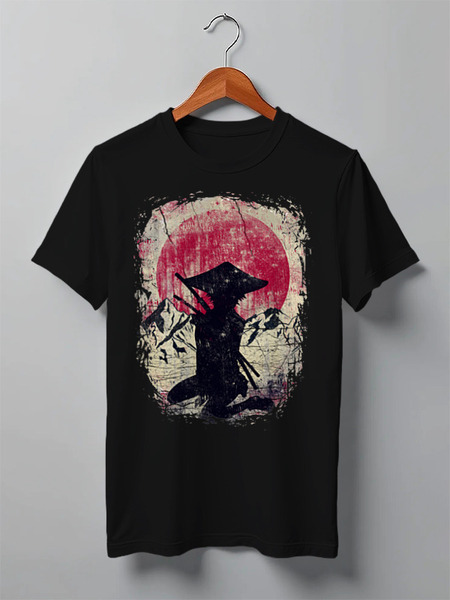 Заказать мужскую футболку в Москве. Футболка классическая Japan от oneredfoxstore@gmail.com - готовые дизайны и нанесение принтов.