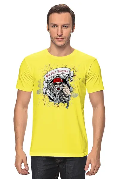 Заказать мужскую футболку в Москве. Футболка классическая Металлист от T-shirt print  - готовые дизайны и нанесение принтов.