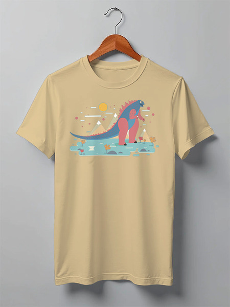 Заказать мужскую футболку в Москве. Футболка классическая Animals от oneredfoxstore@gmail.com - готовые дизайны и нанесение принтов.
