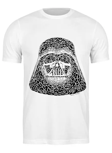 Заказать мужскую футболку в Москве. Футболка классическая Darth Vader by ME от maxim ershov - готовые дизайны и нанесение принтов.