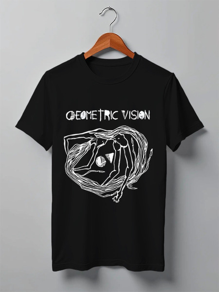 Заказать мужскую футболку в Москве. Футболка классическая Geometric Vision \ Woman от OEX design - готовые дизайны и нанесение принтов.