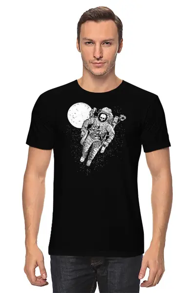 Заказать мужскую футболку в Москве. Футболка классическая Dead Space от Leichenwagen - готовые дизайны и нанесение принтов.