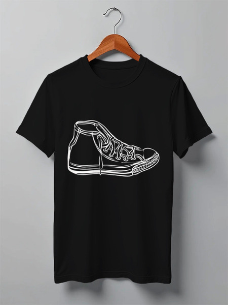 Заказать мужскую футболку в Москве. Футболка классическая Converse one от hey BROOK! - готовые дизайны и нанесение принтов.