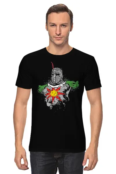 Заказать мужскую футболку в Москве. Футболка классическая Солер из Асторы от printik - готовые дизайны и нанесение принтов.