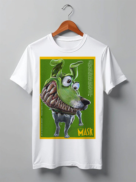 Заказать мужскую футболку в Москве. Футболка классическая Маска / The Mask от kino.printio.ru - готовые дизайны и нанесение принтов.