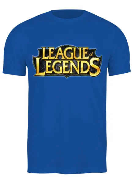 Заказать мужскую футболку в Москве. Футболка классическая league of legends от vita22 - готовые дизайны и нанесение принтов.