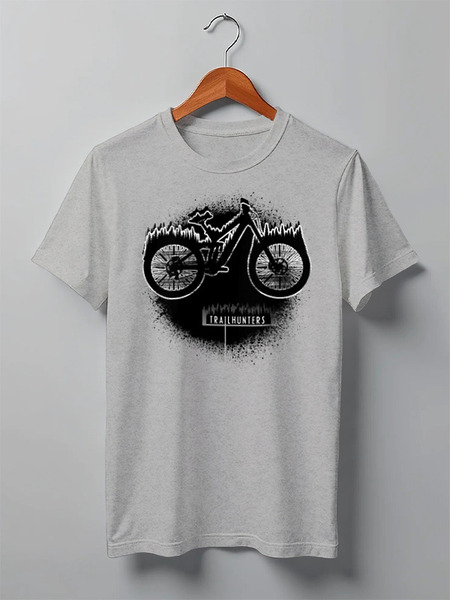 Заказать мужскую футболку в Москве. Футболка классическая Mountain Bike от oneredfoxstore@gmail.com - готовые дизайны и нанесение принтов.