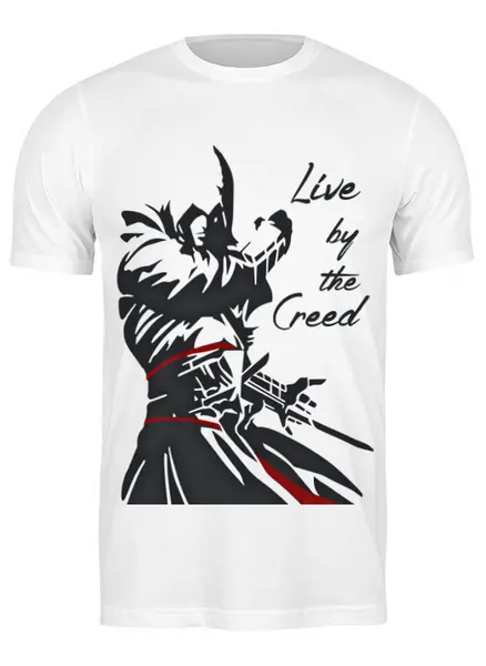 Заказать мужскую футболку в Москве. Футболка классическая Assassin’s Creed от geekbox - готовые дизайны и нанесение принтов.