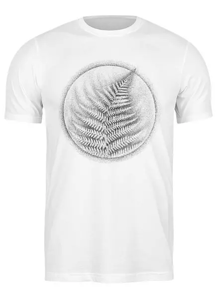 Заказать мужскую футболку в Москве. Футболка классическая Fern Spirit от oneredfoxstore@gmail.com - готовые дизайны и нанесение принтов.