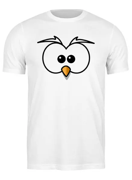 Заказать мужскую футболку в Москве. Футболка классическая птица от Mari_M - готовые дизайны и нанесение принтов.