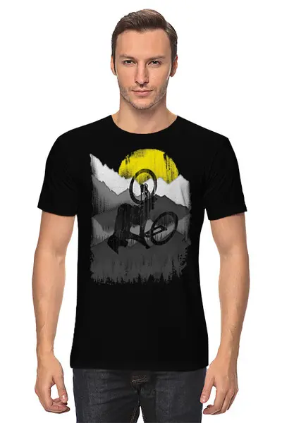 Заказать мужскую футболку в Москве. Футболка классическая Invert от oneredfoxstore@gmail.com - готовые дизайны и нанесение принтов.