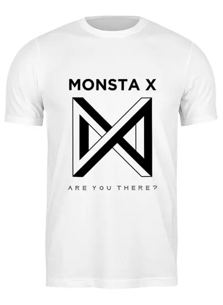 Заказать мужскую футболку в Москве. Футболка классическая Monsta X от geekbox - готовые дизайны и нанесение принтов.