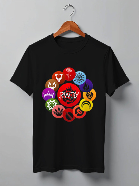 Заказать мужскую футболку в Москве. Футболка классическая RWBY  от geekbox - готовые дизайны и нанесение принтов.