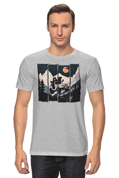 Заказать мужскую футболку в Москве. Футболка классическая Wild Riders от oneredfoxstore@gmail.com - готовые дизайны и нанесение принтов.