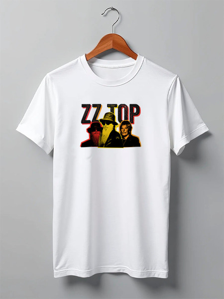 Заказать мужскую футболку в Москве. Футболка классическая ZZ TOP от BURNSHIRTS - готовые дизайны и нанесение принтов.