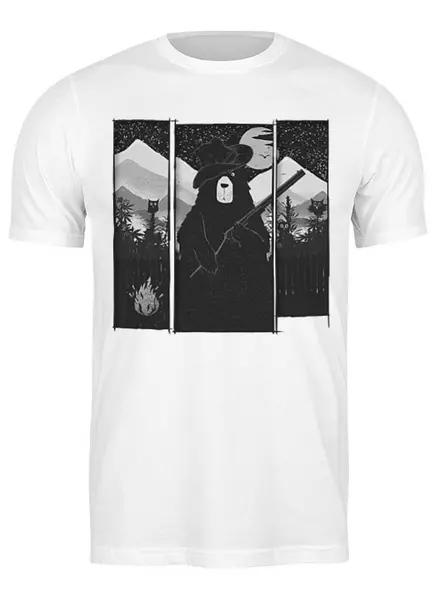 Заказать мужскую футболку в Москве. Футболка классическая Wild Farmer от oneredfoxstore@gmail.com - готовые дизайны и нанесение принтов.