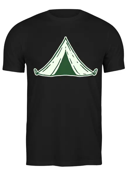 Заказать мужскую футболку в Москве. Футболка классическая Mountains от oneredfoxstore@gmail.com - готовые дизайны и нанесение принтов.