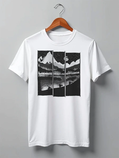 Заказать мужскую футболку в Москве. Футболка классическая Wild Braap от oneredfoxstore@gmail.com - готовые дизайны и нанесение принтов.