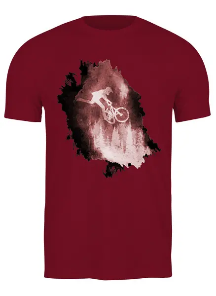 Заказать мужскую футболку в Москве. Футболка классическая Ink Rider от oneredfoxstore@gmail.com - готовые дизайны и нанесение принтов.