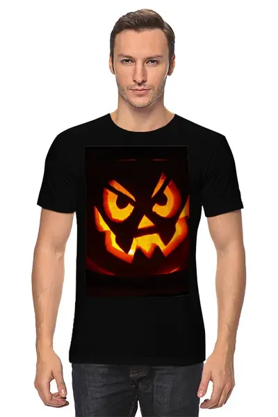 Заказать мужскую футболку в Москве. Футболка классическая Helloween от Ольга - готовые дизайны и нанесение принтов.
