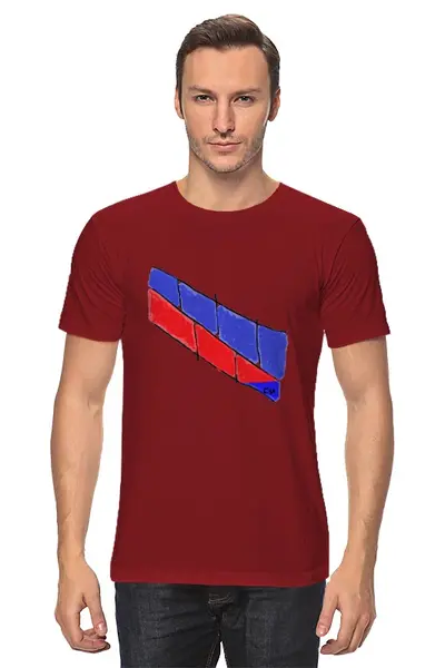 Заказать мужскую футболку в Москве. Футболка классическая Бессмертие от Андрей Ульяненко - готовые дизайны и нанесение принтов.