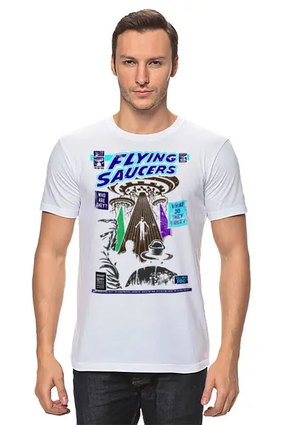 Заказать мужскую футболку в Москве. Футболка классическая Oldschool от oneredfoxstore@gmail.com - готовые дизайны и нанесение принтов.