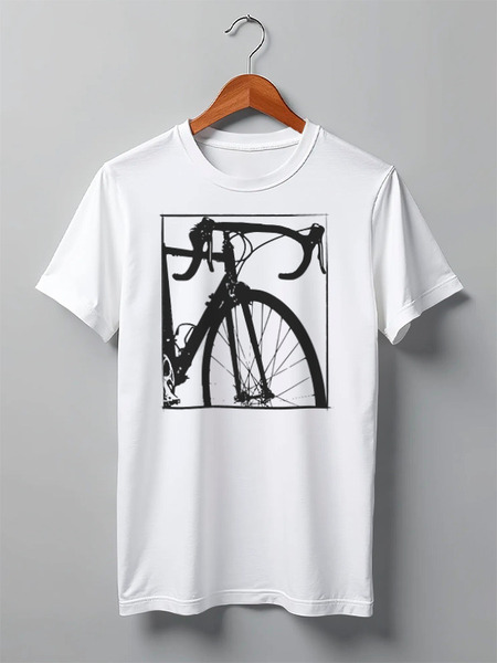 Заказать мужскую футболку в Москве. Футболка классическая My Bike от oneredfoxstore@gmail.com - готовые дизайны и нанесение принтов.