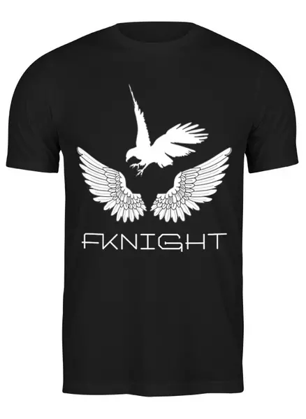 Заказать мужскую футболку в Москве. Футболка классическая FKNIGHTS от Saisei  - готовые дизайны и нанесение принтов.