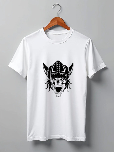Заказать мужскую футболку в Москве. Футболка классическая Викинг от YellowCloverShop - готовые дизайны и нанесение принтов.