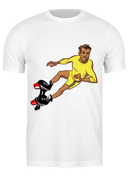 Заказать мужскую футболку в Москве. Футболка классическая Вейк! Wake! от Alexandra Manakova - готовые дизайны и нанесение принтов.