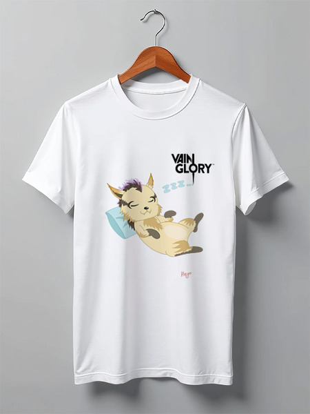 Заказать мужскую футболку в Москве. Футболка классическая Vainglory Крепость от Константин - готовые дизайны и нанесение принтов.