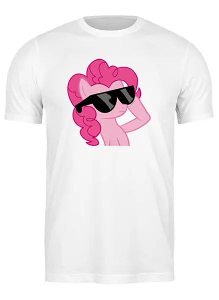 Заказать мужскую футболку в Москве. Футболка классическая My little pony от manhunt7 - готовые дизайны и нанесение принтов.