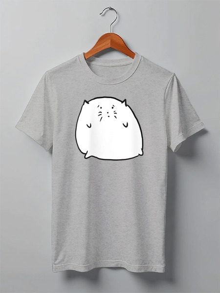 Заказать мужскую футболку в Москве. Футболка классическая Fatty от oneredfoxstore@gmail.com - готовые дизайны и нанесение принтов.