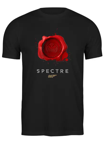 Заказать мужскую футболку в Москве. Футболка классическая Spectre от KinoArt - готовые дизайны и нанесение принтов.