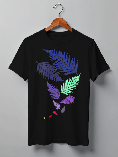 Заказать мужскую футболку в Москве. Футболка классическая Forest от oneredfoxstore@gmail.com - готовые дизайны и нанесение принтов.